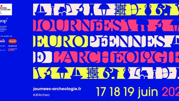 Affiche de l'édition 2022 des Journées Européennes de l'Archéologie