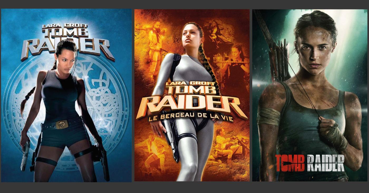 Montage de trois affiches de films